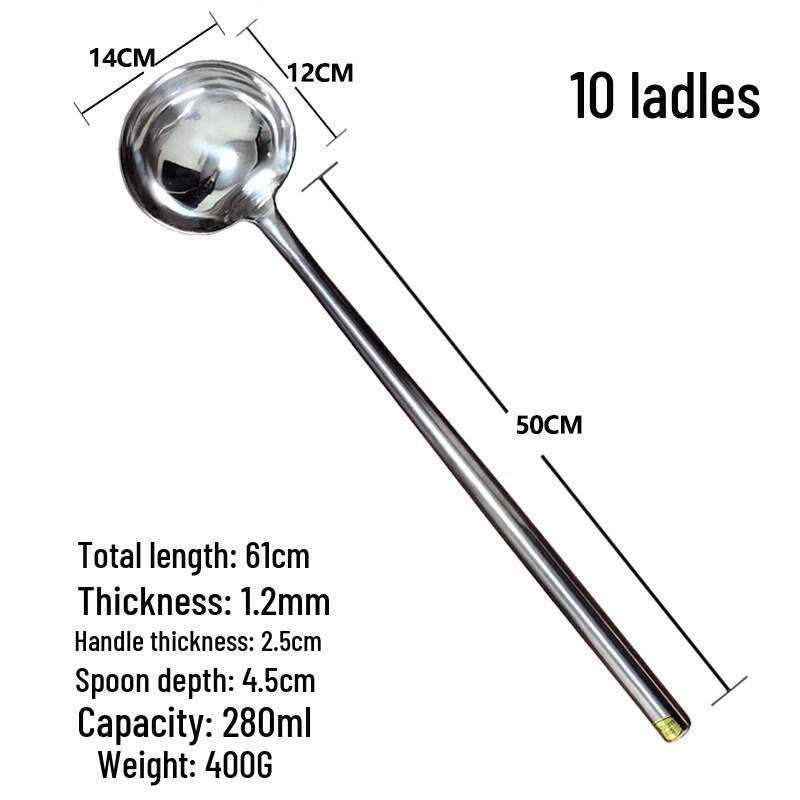 Yuzhou Stainless Steel Long Handle Chef s Ladle