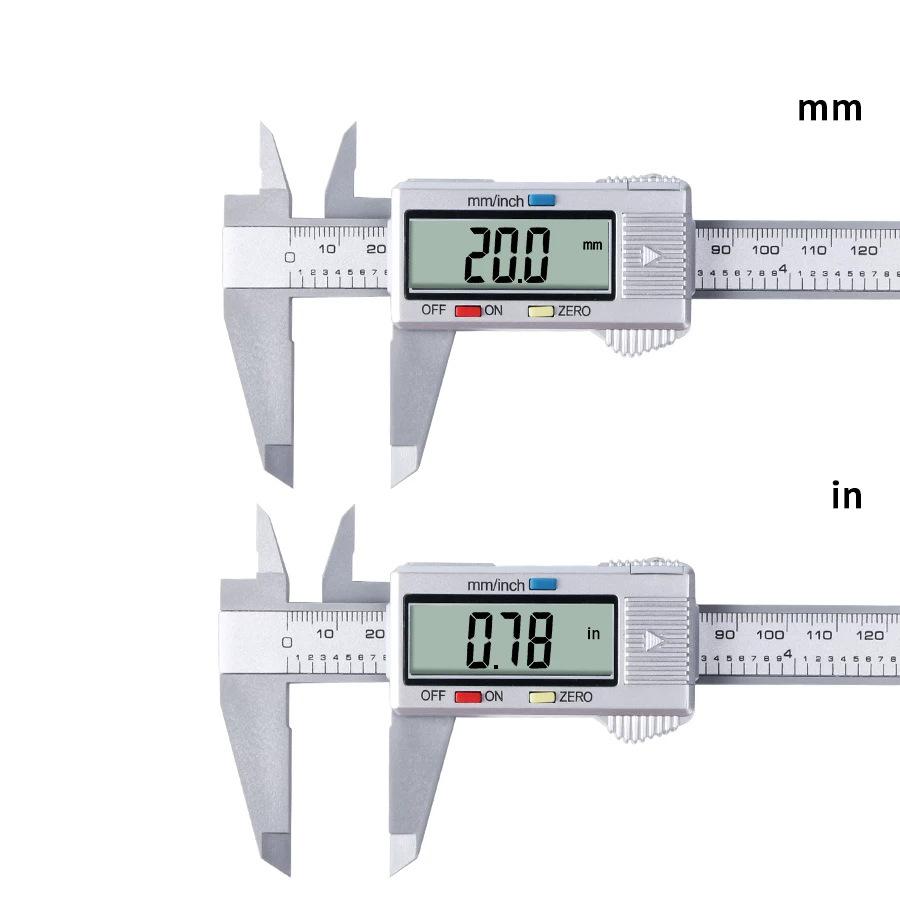 Plastic Digital Caliper for Jewelry Jade Measurement 0-150mm