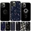 Sun Moon Stars Coque Shell For iPhone 17 Air 15 16 14 13 12 Pro Max 11 Pro Max Plus Phone Case Cover