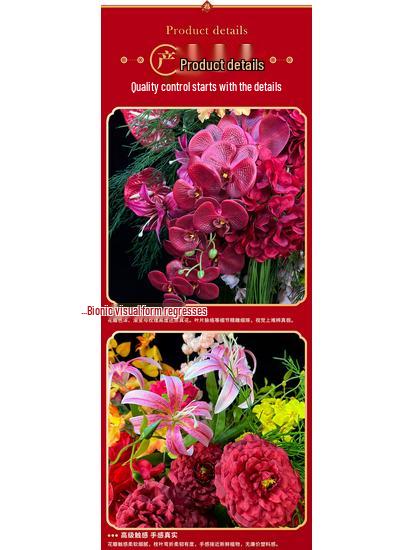 Spring-Summer Nanyang Forest Wedding Faux Flowers Decoration.