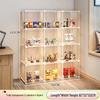 Transparent Lego Brick Display Cabinet: Dustproof Acrylic Storage for Figurines