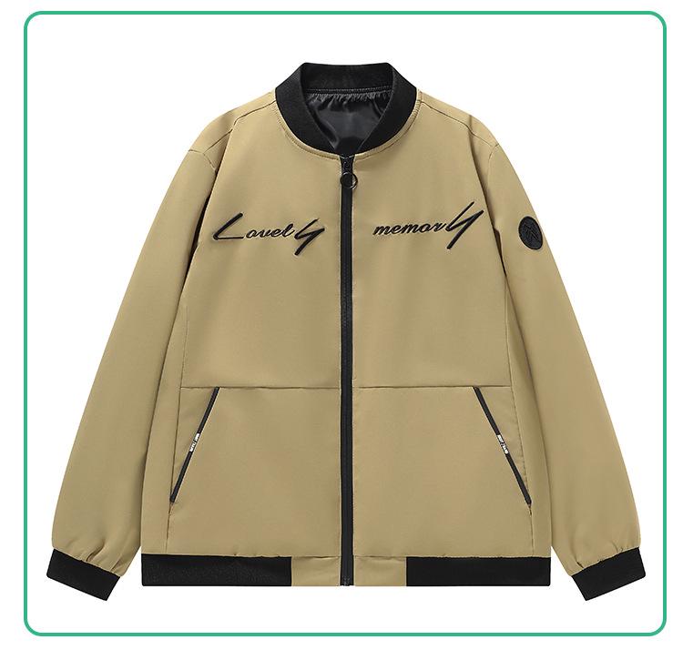 Men's Korean Style Spring/Autumn Trendy Baseball Jacket - New Arrival Sports Casual Thin Jacket