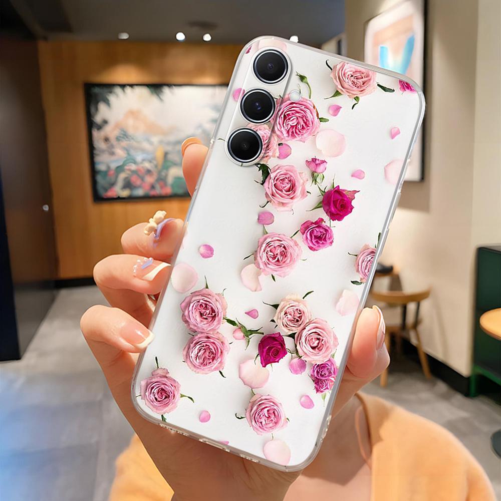 6.7" For Samsung A36 SM-A366E Case Painted Pattern Soft Clear Silicone TPU Cover on For Samsung Galaxy A36 5G A366 Cases Fundas