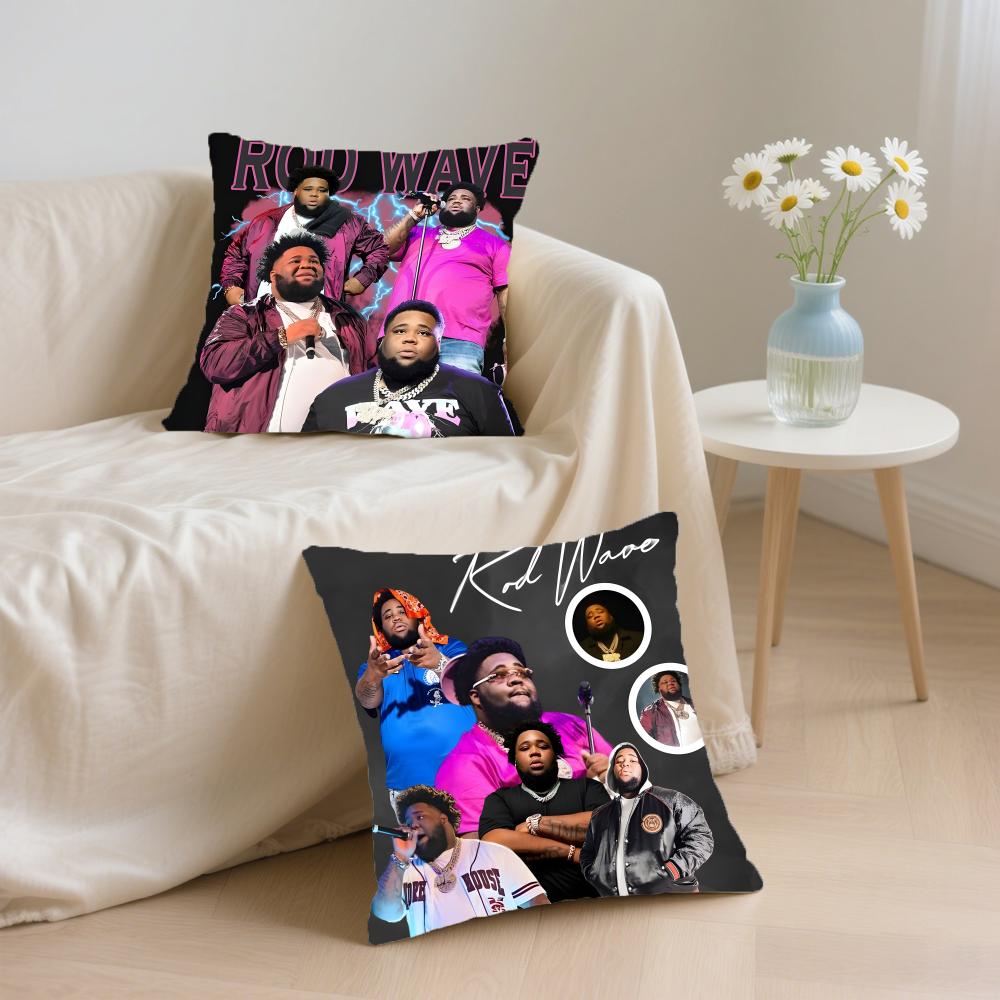 RAP Rod W-Wave Cushion Cover Comfortable Reversible Pillow Cover Ideal for Car Sofa Bedroom & Beyond