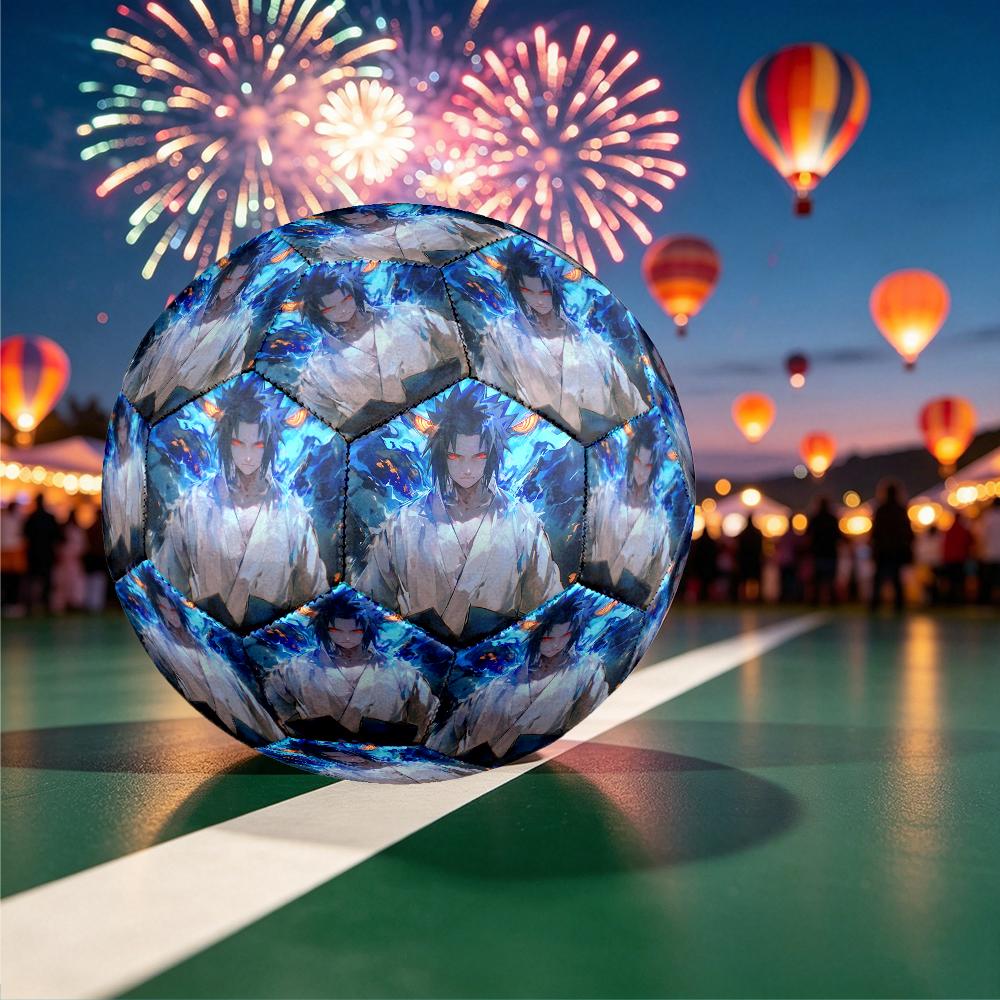 1pc Game Role Naruto Size 5 Soccer Ball, Standard Sport Football Firm Stitching for Training And Match, Gentle on the Feet, Durable and Unique