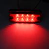6pcs 8 LED Clearance Side Marker Light Indicator Lamp Truck Trailer Lorry Yellow