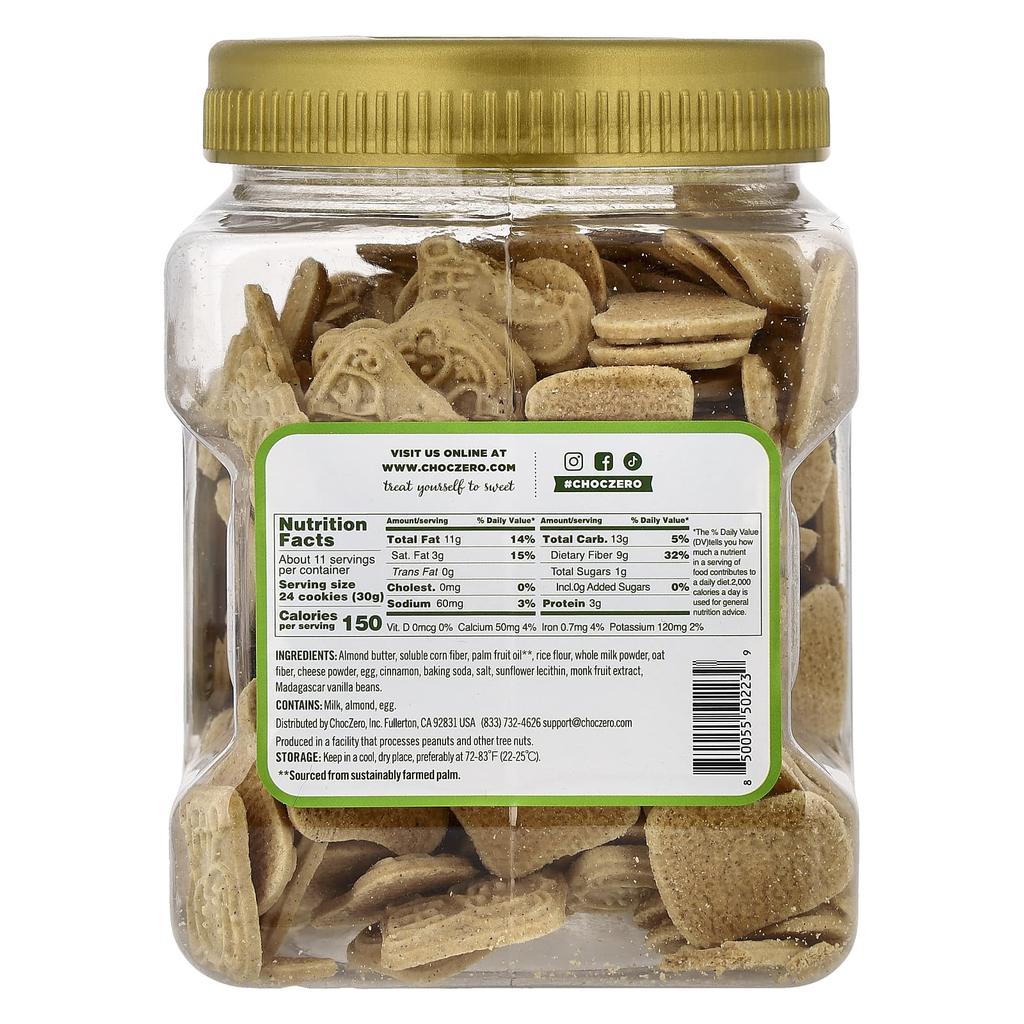 ChocZero, Animal Crackers, Cinnamon, 340g (12oz)