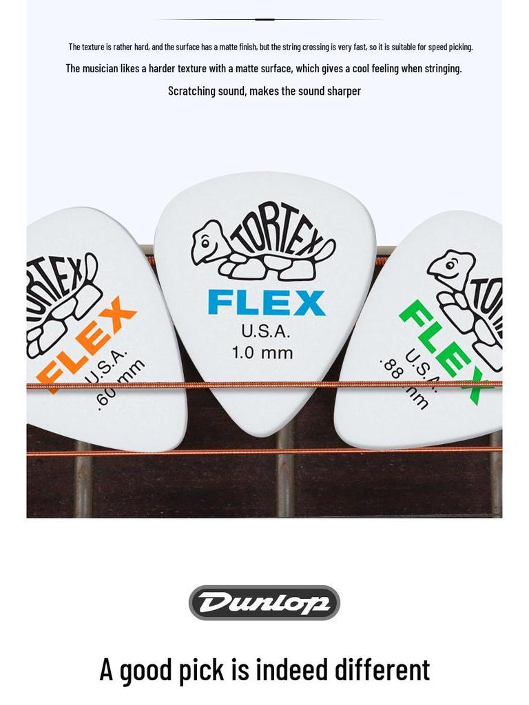 Dunlop Electric Guitar Picks - Matte Anti-slip for Speed Picking & Turtle Strumming.