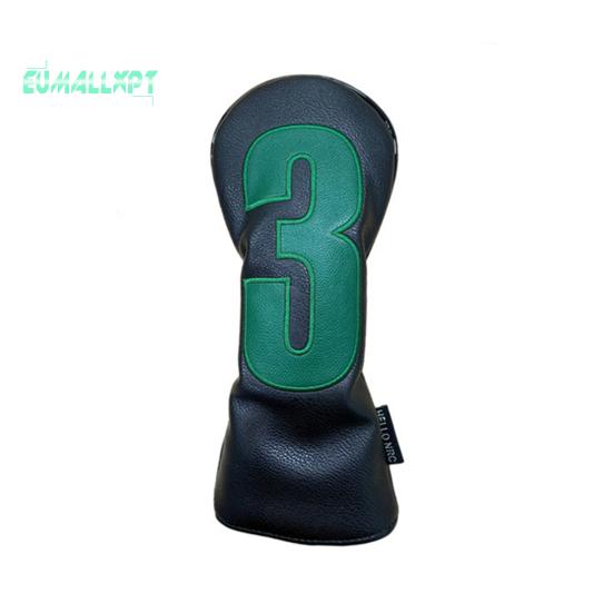 Husă pentru cap pentru club de golf din piele artificială - pentru șoferi, păduri de fairway, hibrizi nr.1/3/5/U, căptușeală moale din catifea, protector pentru capul putter