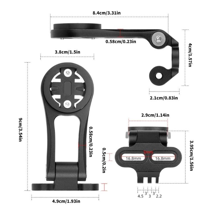 Cycling Headsets Bracket Adjustable Action Camera Stem Caps Stand Bike Camera Mount Holder For Stable Device Attachments