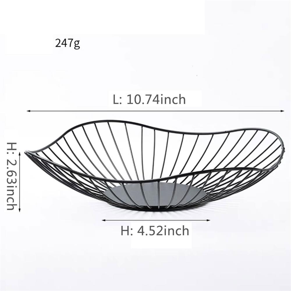 Metal Fruit Basket Morden Wire Snack Bread Vegetable Storage Bowls Kitchen Eggs Dessert Holder Nordic Style Organizer Cake Stand