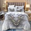 3D Digital Printing Dinosaur Double Pterosaur Bedding Quilt Cover Three Or Four Sets