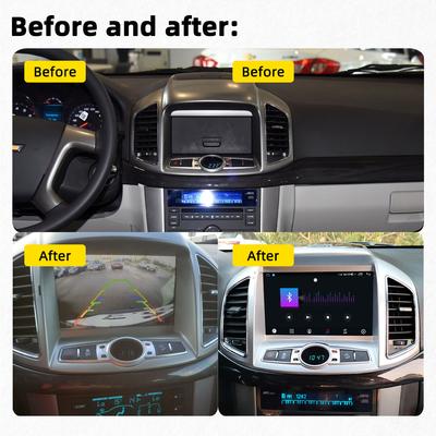 2 Din Android Car Radio for Chevrolet Captiva 2012-2017 9" Stereo Receiver GPS Bluetooth-compatible Navigation Multimedia Player