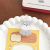 Cute Cat Acrylic Clip Sealing Long Tail Binder Clip Scrapbook Note Paper Clips for Student Kawaii Stationery Gift