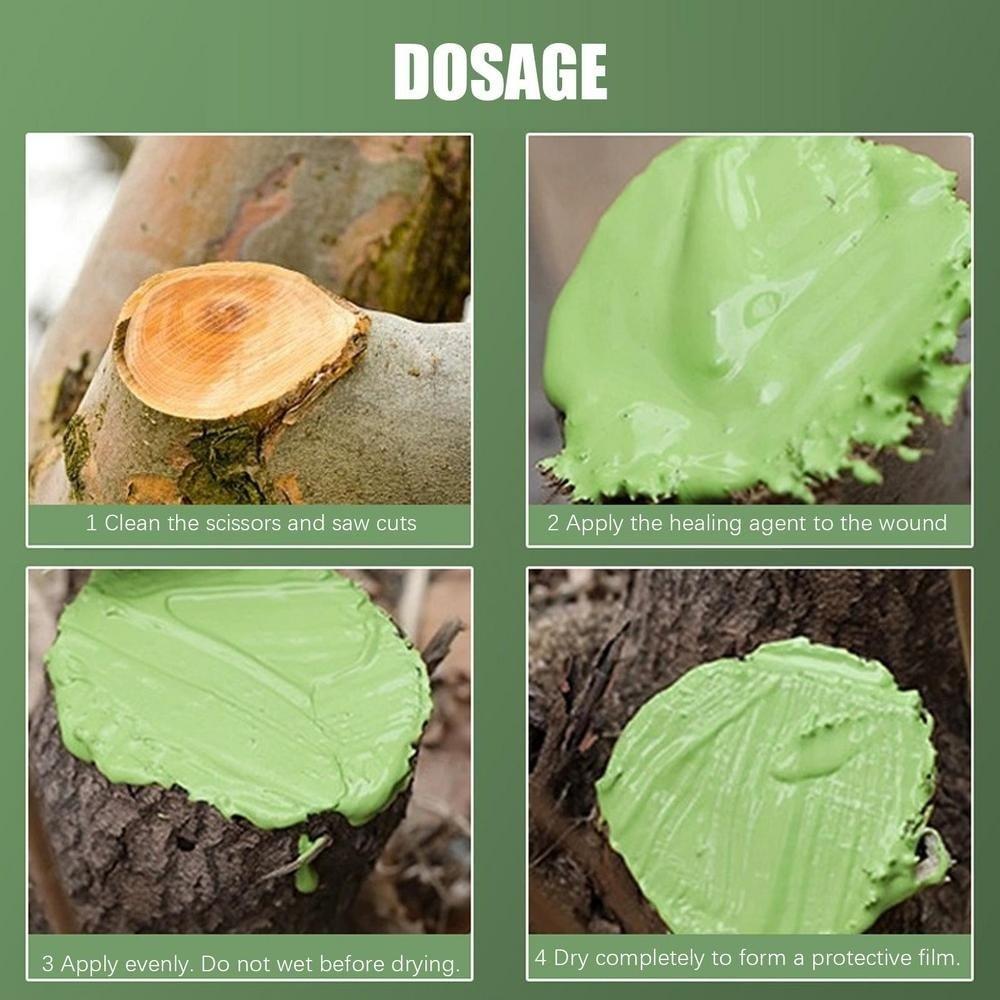 Smear Agent Tree Wound Sealant with Brush Plant Restoring Sealant New Pruning Compound  Tree Care