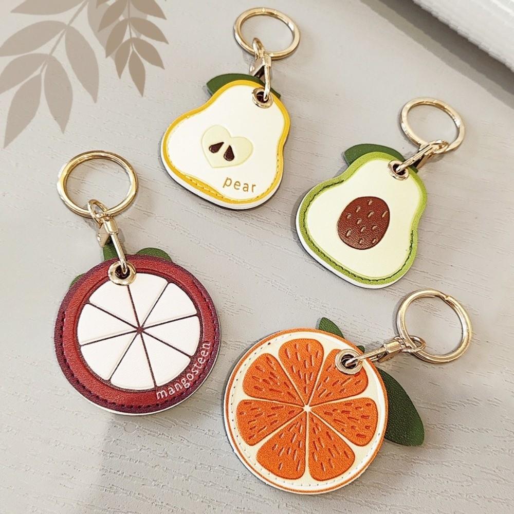 

Avocado Access Control Card Case Anti-lost Bag Pendant Cute Fruit Key Chain Gifts Style G
