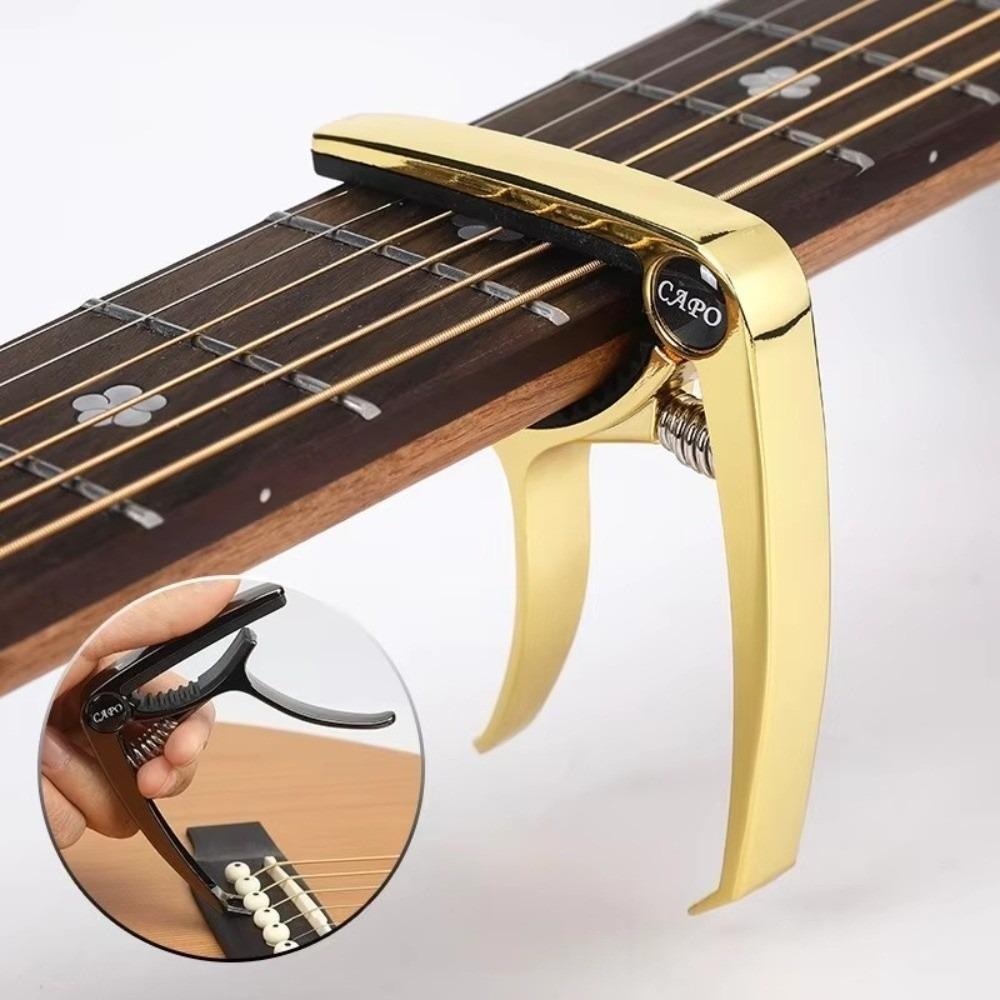 Excellent Guitar Capo Adjustment Clip Precise Metal Tuning Easy Clamp for Acoustic Electric Guitar Durable Guitar Tuner Clip