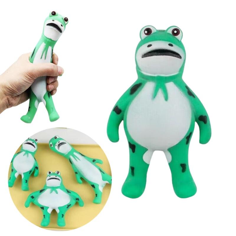 Kreatives TPR Frosch Quetschspielzeug zur Stressbewältigung Großhandel von der Fabrik in Zhejiang