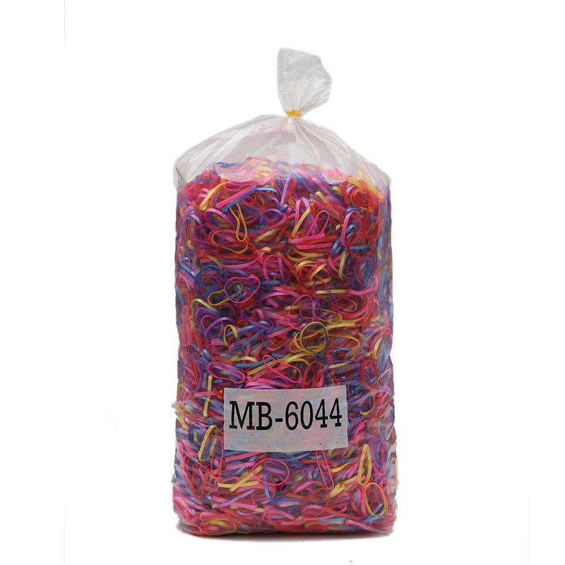 1000 ks/sáček Vysoce elastické gumičky do vlasů pro dívky DIY gumičky Barevná gumička do vlasů pro dívky Gumička