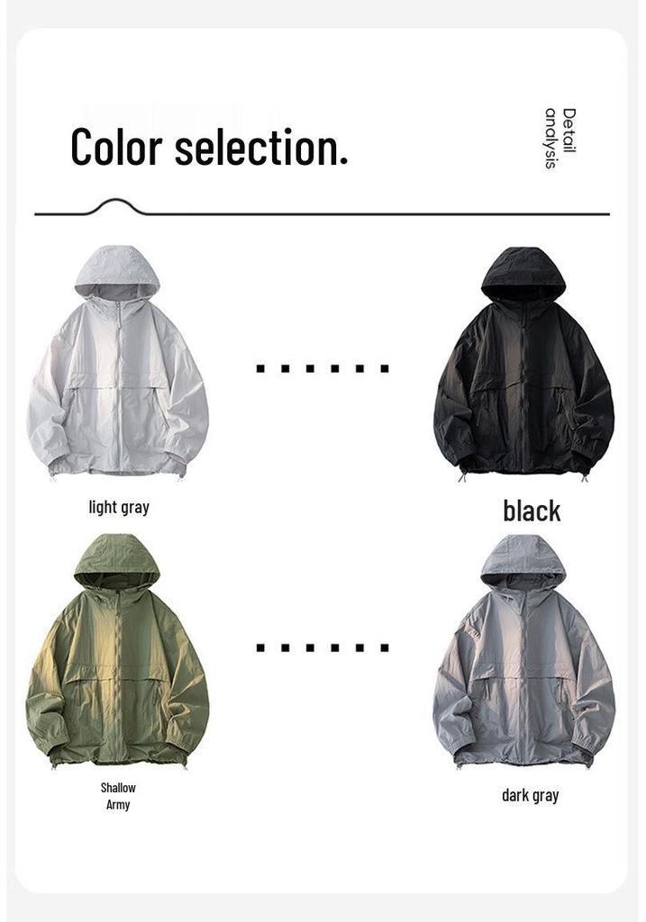 Men's UPF50+ Cooling Summer Hooded Jacket: Quick-Dry, Breathable, Lightweight, New 2026 Fishing Clothing