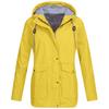  Solid Rain Jacket Outdoor Plus Jackets Waterproof Hooded Raincoat Windproof