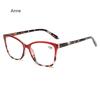 Fashion Geometric Square Anti Blue Light Reading Glasses for Women Relieve Eyestrain Reader Glasses   New