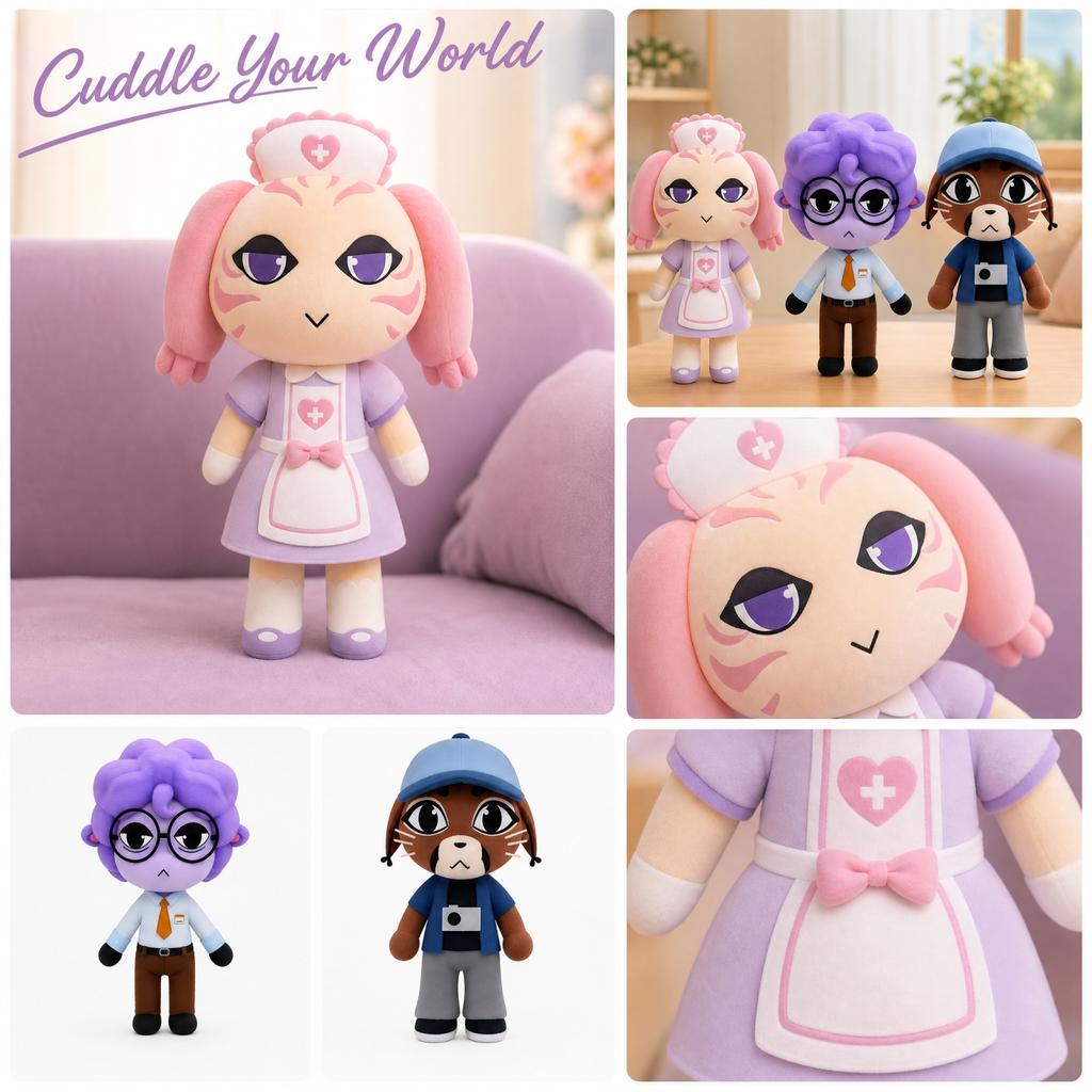 Animal Plush Stuffed Toy - Cute Soft Plushie Gift for Kids and Toddlers