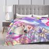 Needy Streamer Overload Kangel Flannel Blanket Winter  Super Soft Throw Blanket Home Decor Funny Bedspread Sofa Bed Cover