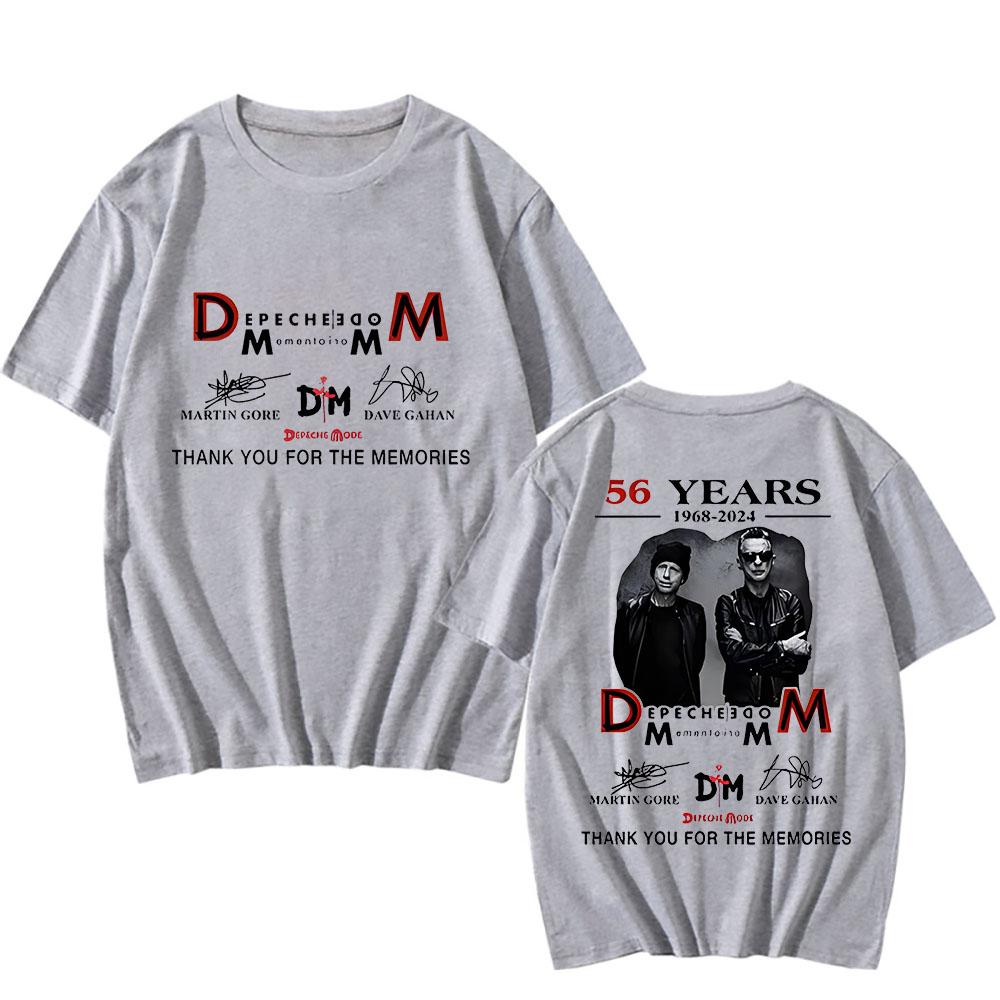 Depeche Memento Mori T-shirt Graphic Printing Hip Hop Cotton Tee-shirt Short Sleeve High Quality Tshirt Camisetas Gothic Clothes
