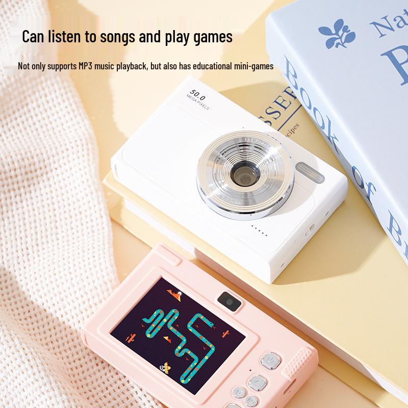 Retro Digital Camera 50MP HD Selfie Student Portable Card Camera