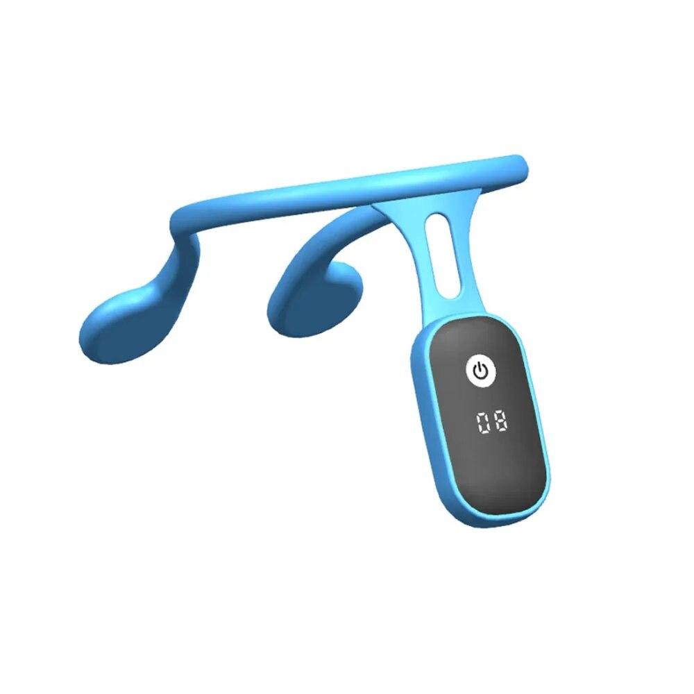 

Невидимый умный корректор осанки, силиконовый корректор спины в реальном времени, корректор осанки позвоночника, лента для фиксации здоровья CHINA синий