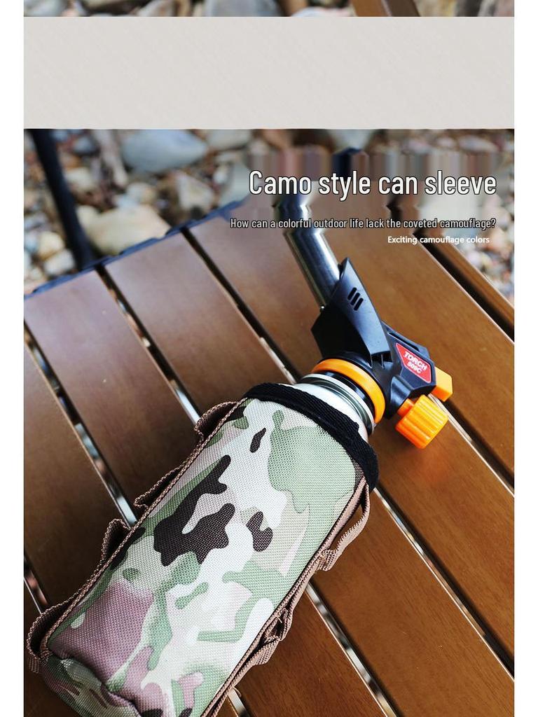 Mini Gas Can Cover: Insulated, Drop-proof Sleeve for Outdoor Camping - Multi-size Picnic Accessory.