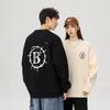 Fengxun Unisex Locker geschnittenes bedrucktes Rundhals-Sweatshirt