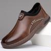 Spring new men's business casual leather shoes men's retro trend tooling leather shoes men