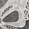 Lace Embroidery Milk Silk Imitation Pearl Decorative Collar for DIY Sewing Accessories