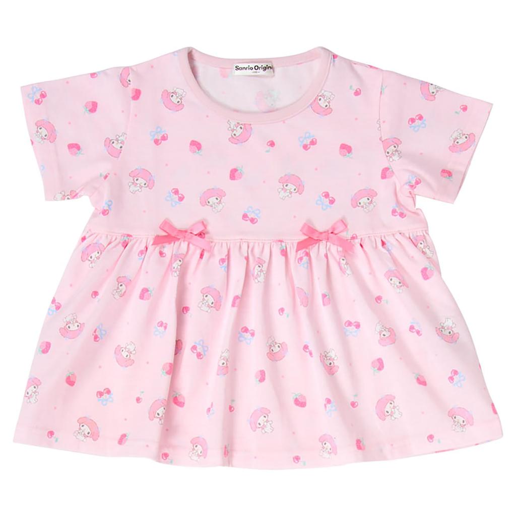Sanrio Kids My 765767 Short-Sleeved Pajamas, Melody, 100cm,