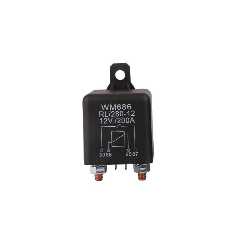 1 Stück 12V 24V Strom Automotive Hochstrom Startrelais 200A Hohe Leistung 4P Startrelais Autorelais Modulare Relais