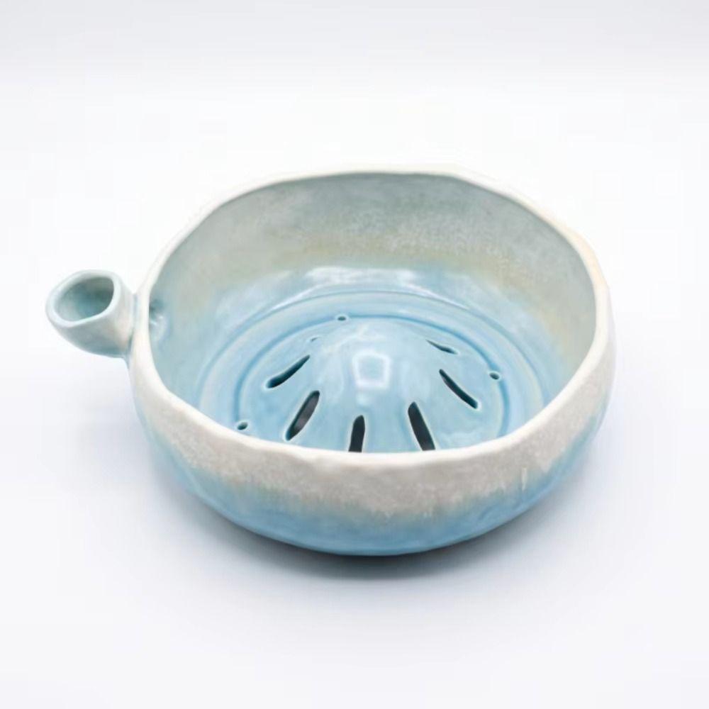 Self-Spinning Berry Washing Bowl Drainage Hole Fruit Cleaning Strainer  Household Kitchen