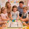 Mahjong Set Interactive Mah Jongg Toy Flag Pattern Games Blocks Tiles for Men Women Girls Youth Teens Wife Husband Son Daughter