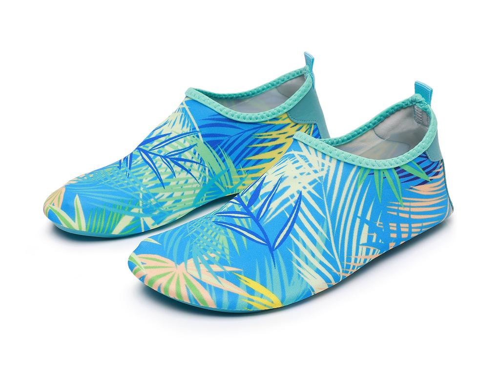 Men’s and Women’s Water Shoes Print Outdoor Beach Swimming Aqua Socks Quick-dry Non-slip Breathable Comfort Aqua Sock for Surfing Yoga Pool Exercise