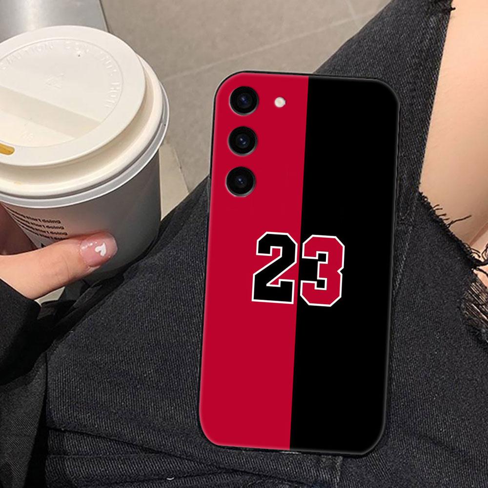 Basketball Number 23 Phone Case For Samsung Galaxy S26 S25 EDGE S24 S23 S22 S21 S20 FE S10 Ultra PLUS LITE DIY Case Shell Cover