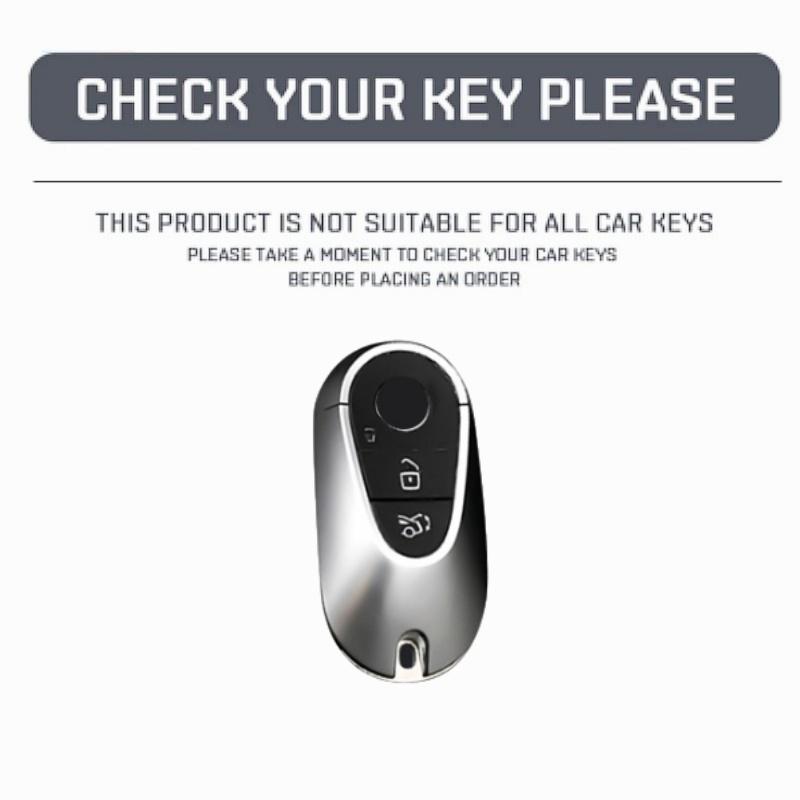 Car Smart Key Case Cover For Mercedes Benz C E S Class GLC CLE EQE W206 W214 W223 S350 S400 S450 E300 Keychain Fob
