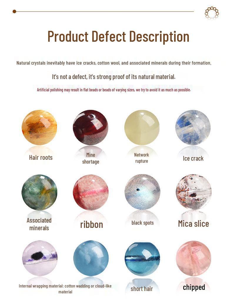 Mei Zhuo Starlight Pink & Purple Rose Quartz Crystal Bracelet