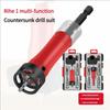 3 In 1 Woodworking Countersink Drill Bit For Smooth Boring And Slotting In Hardwood Softwood With Aluminum Alloy Construction