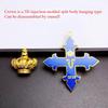 Distintivo Michel Rumeno Livello 2, Distintivo Blu, Distintivo Commemorativo Straniero, Regali da Collezione, Collana, Regalo di Natale, Pensierini per la calza