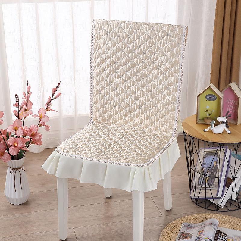 One-piece Dining Table and Chair Cover Dining Chair Cushion Chair Cover Set Household Chair Cushion Rectangular Round Coffee