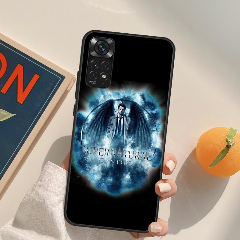 Supernatural Castiel Angel Case For Xiaomi Redmi Note 10 11 8 9 12 Pro Redmi Note 12S 11S 10S 9S 9C 10C 10A 12C Coque
