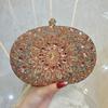 Clutch Retrò Europeo e Americano con Diamanti Pieni: Elegante Borsa da Principessa per Bar, Festa KTV o Cena.