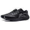 New LiNing Wave V2 Cushioning, Slip Resistant, And Abrasion Resistant Low Top Casual Running Shoes Women's Black ARST054-6