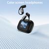 Intelligenter Touchscreen Bluetooth-kompatible Open-Ear-Ohrhörer IPX5 wasserdicht Xp2 Ohrhörer LCD-Farbbildschirm für Laufen Fitness